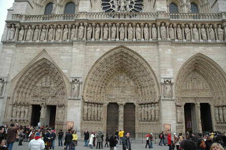 Paris, Portals of the Notre Dame