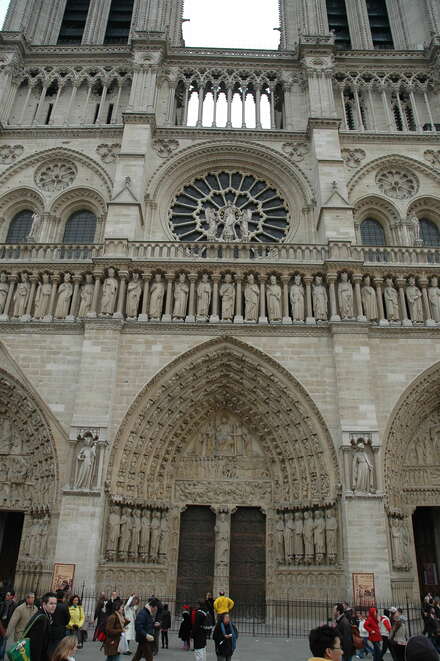 Paris, Portal of the Notre Dame
