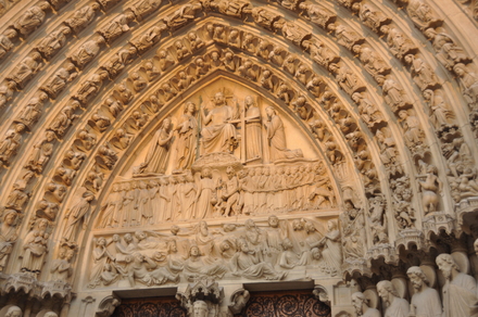 Paris, Portal of the Notre Dame