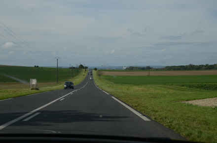 Aisne, Roman road from Reims near Aisne