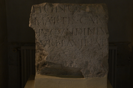 Reims, Slab with dedication to Mars