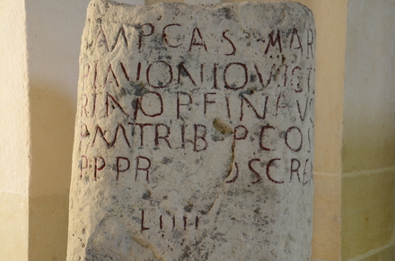 Brimont, Milestone erected in the period of Victorinus