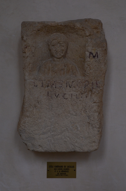 Reims, Tombstone for Lucilius