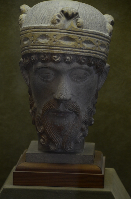 Reims, Head of king Lotharius 