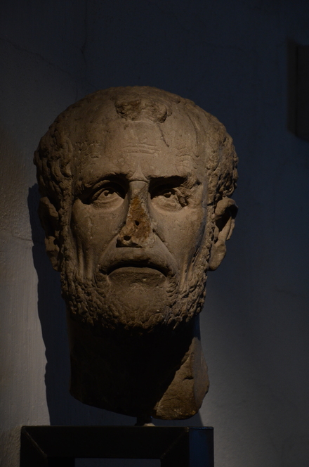 Strasbourg, Eckbolsheim, head of a Roman civilian, perhaps pupienus