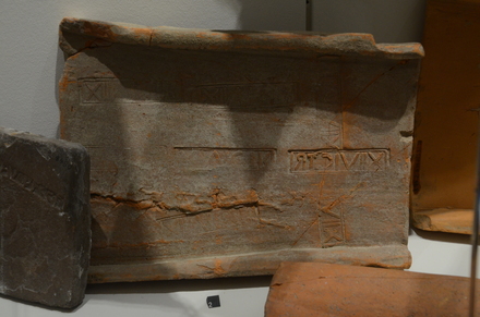 Strasbourg, Koenigshoffen, rooftile of XII Victrix