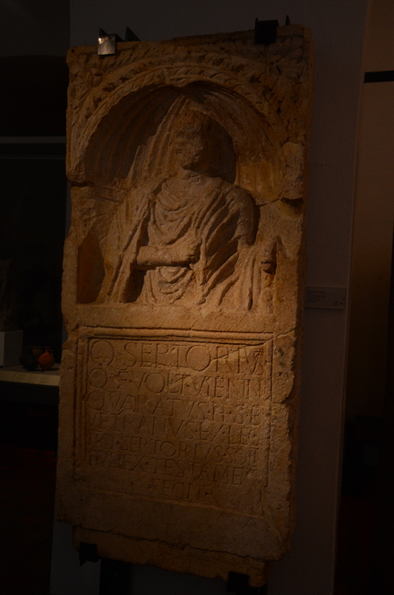 Strasbourg, Koenigshoffen, tomb of Sertorius with Roman inscription
