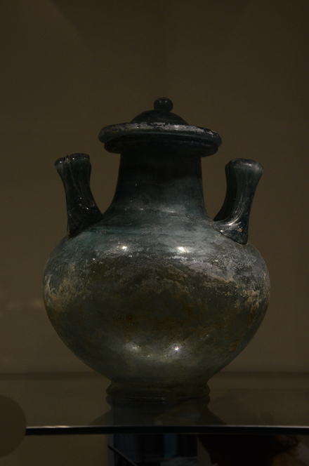 Strasbourg, Koenigshoffen, glass urn