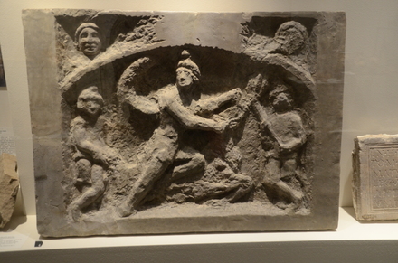 Strasbourg, Koenigshoffen, relief with bull killing Mithras