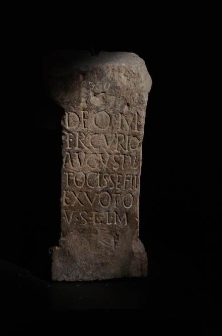 Strasbourg, Altar with Roman inscription about Mercury
