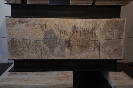 Strasbourg, Mausoleum of the Valerii with Roman inscription