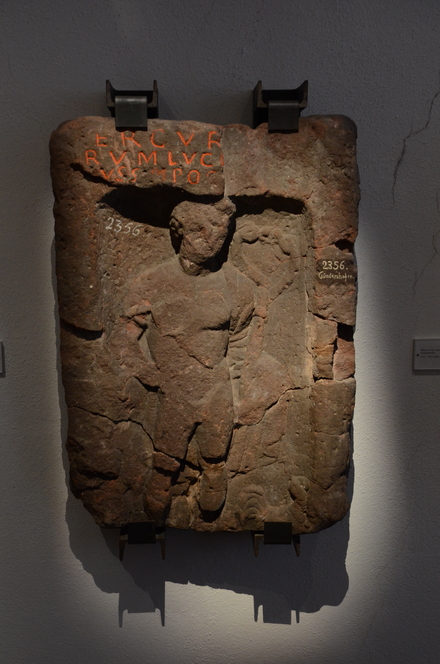 Gundershoffen, Relief of Mercury with caduceus and rooster