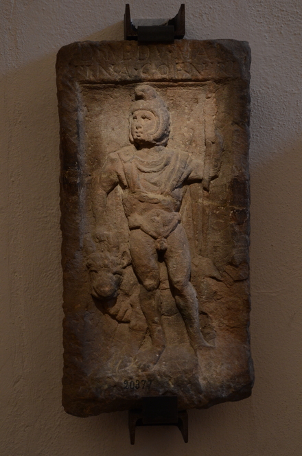 Haguenau, Relief of the god Mars Mider with bull