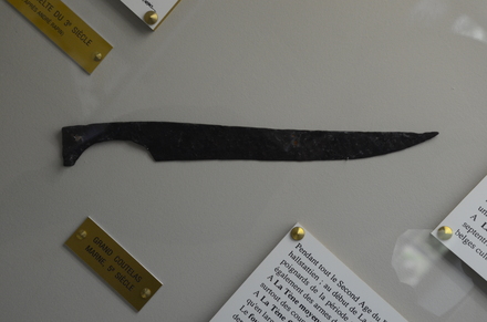 Marne area, Cuttlass dating from the La Tène culture