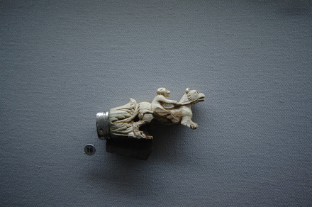 Ivory handle of a knife