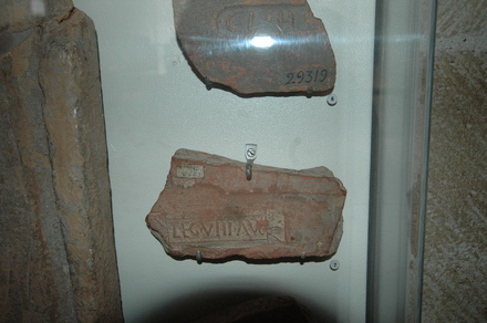 Rooftile with Romen inscription of VIII Augusta