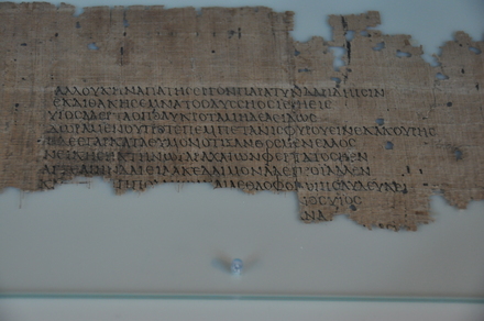 Papyrus with a fragment from Hesiod's Catalog of Women (P9739)