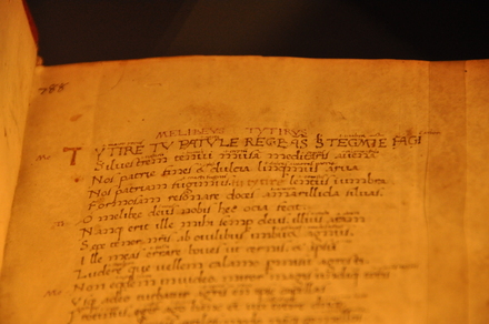 Page from a manuscript of Virgil's Bucolica