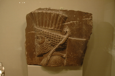 Persepolis, Palace of Xerxes (Hadiš), Relief of a soldier