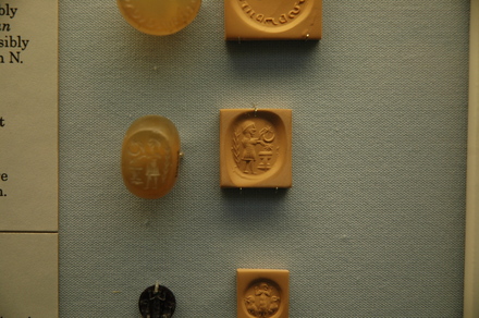 Seal imprint with a magian and fire altar