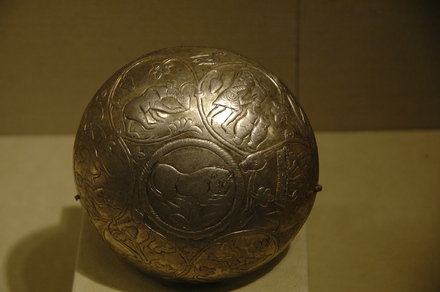Sasanian bowl with scenes of wine-making