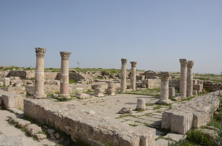 Amman, Citadel, remains of Remains of Byzantine church,