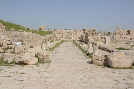 Amman, Citadel, cardo