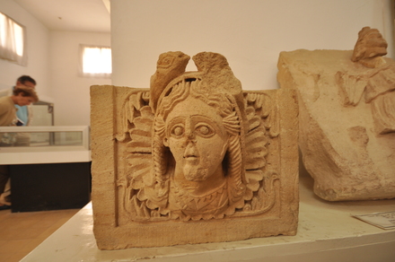 Amman, Relief of a Nabataean head
