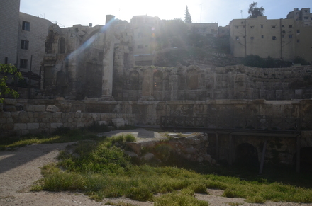Amman, Remains of Nymphaeum, 