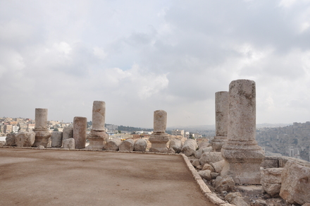 Amman, Citadel, Temple of Hercules, temenos