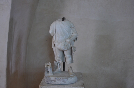Gadara, Baths of Herakleides, Headless statue of a young peasant