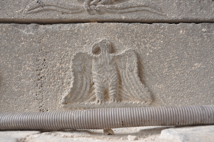 Gadara, Frieze with an eagle as decoration