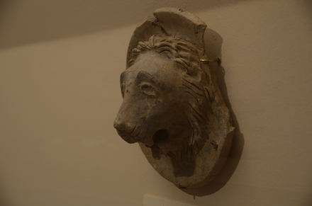 Abila, Late Chalcolitic clay lion head