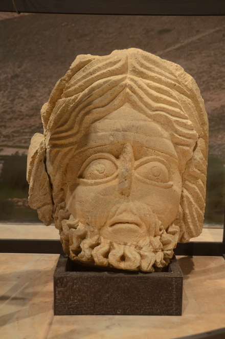 Khirbet et-Tannur, Head of the god of the thunderstorm Hadad