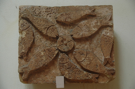 Ghirza, South cemetery, Unidentified mausoleum, Relief