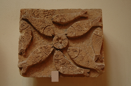 Ghirza, South cemetery, Unidentified mausoleum, Relief