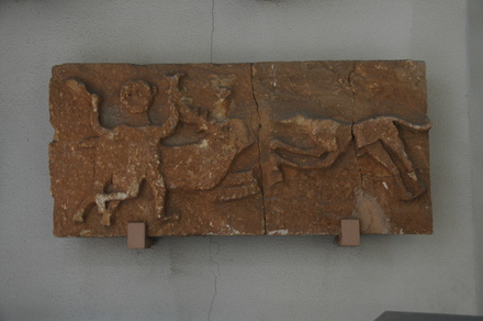 Relief of a mausoleum: hunter