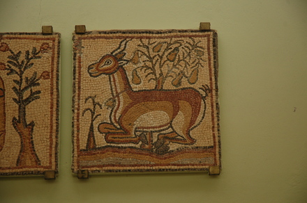 Theodorias, East Church, Mosaic of a deer