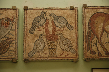 Theodorias, East Church, Mosaic of birds