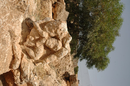 Slonta, Libyan sanctuary, Sculpture of a man