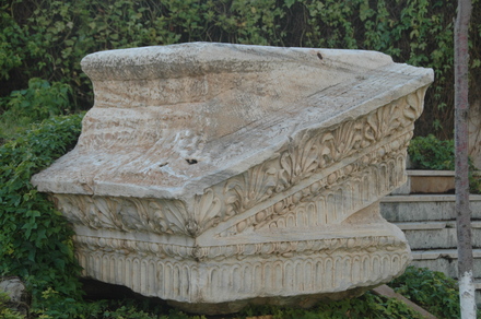 Oea, Temple of the city's genius, Fronton