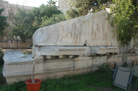 Oea, Temple of the city's genius, Fronton