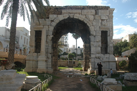 Oea, Arch of Marcus Aurelius from the northeast