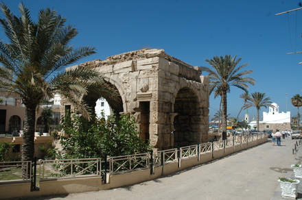 Oea, Arch of Marcus Aurelius from the south
