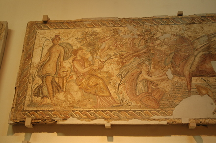 Lepcis Magna, Villa of the Nile Mosaic, Scene with Pegasus