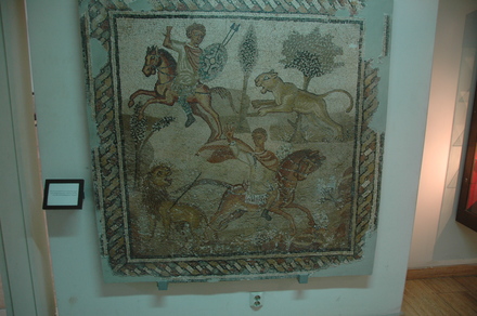 Lepcis Magna, Villa of the Nile Mosaic, Mosaic of a hunt