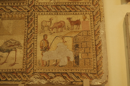 Lepcis Magna, Villa of the Orpheus Mosaic, Traveler
