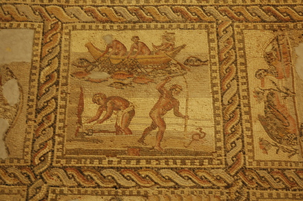 Lepcis Magna, Villa of the Orpheus Mosaic, Fishermen