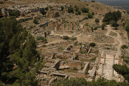 Cyrene, Downtown, Agora, General view
