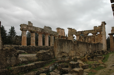 Cyrene, Temple of Zeus, Interior